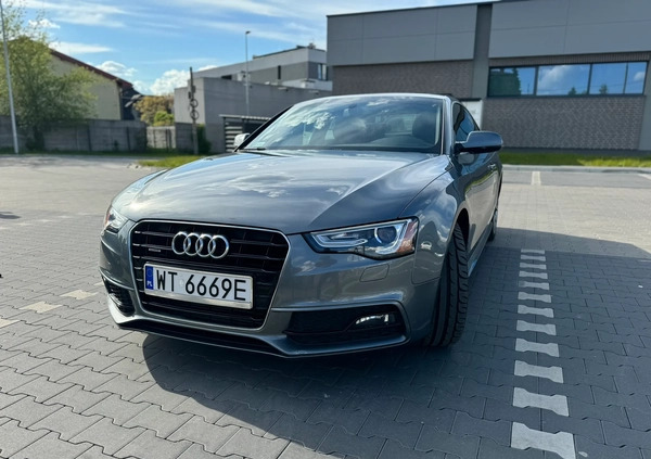 Audi A5 cena 71900 przebieg: 113976, rok produkcji 2015 z Warszawa małe 106